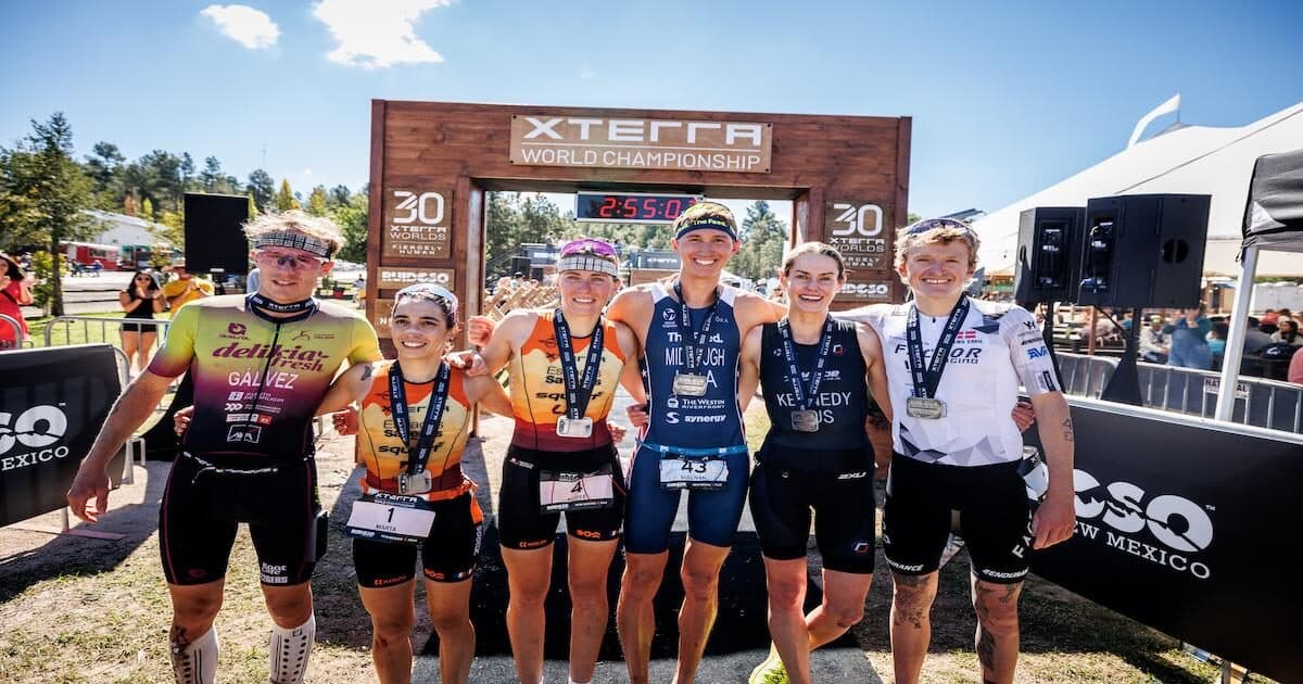 Le podium des championnats du monde XTERRA 2026