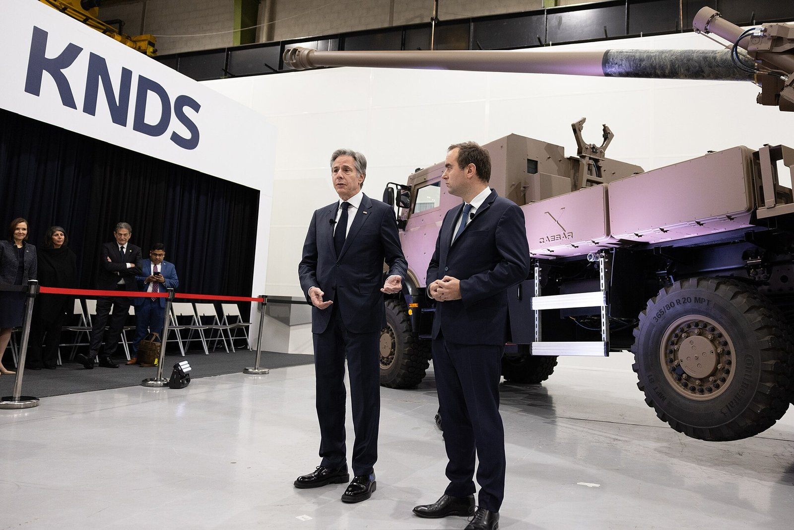 Visite officielle au siège de Nexter KNDS à Paris