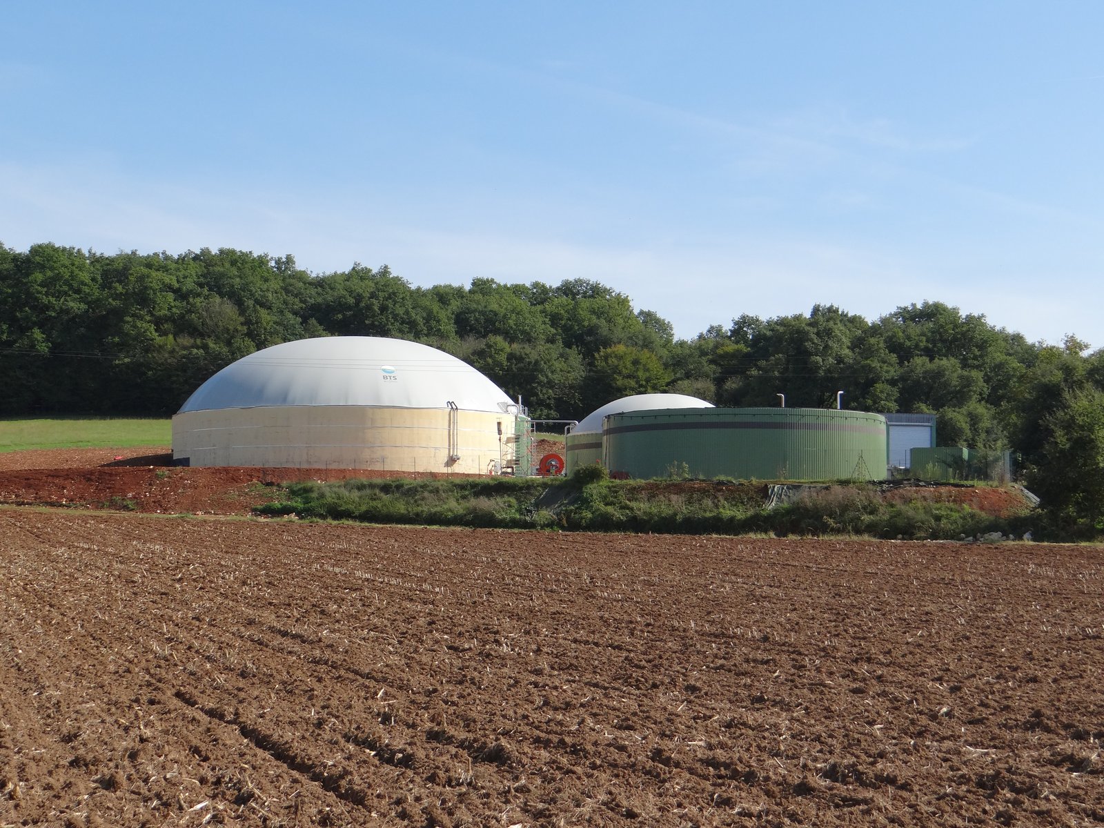 Digesteurs d’une unité de méthanisation en France