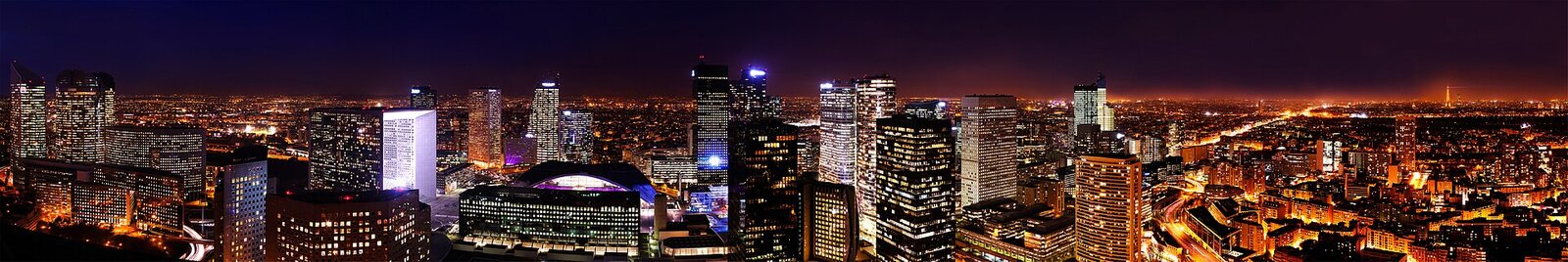 Panorama du quartier d’affaires de La Défense