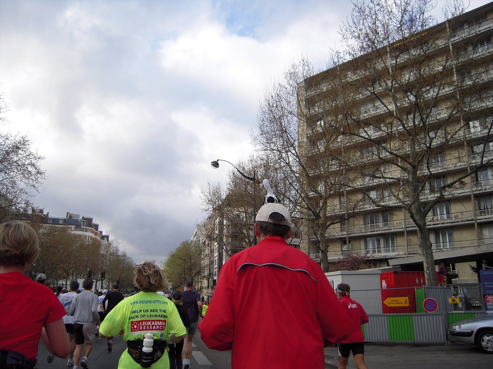 Coureurs du marathon de Paris
